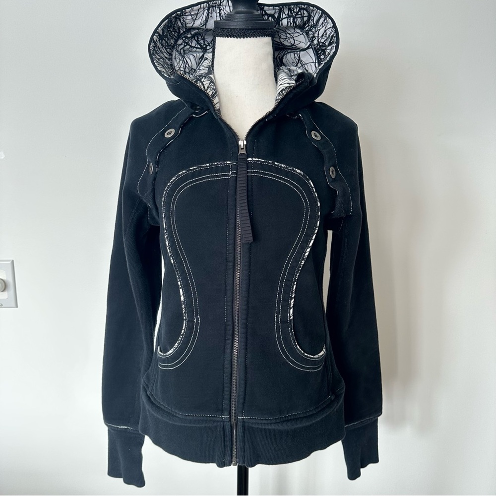 Lululemon Special Edition Scuba Hoodie Black Zip Jacket Gorpcore Atheleisure Y2K